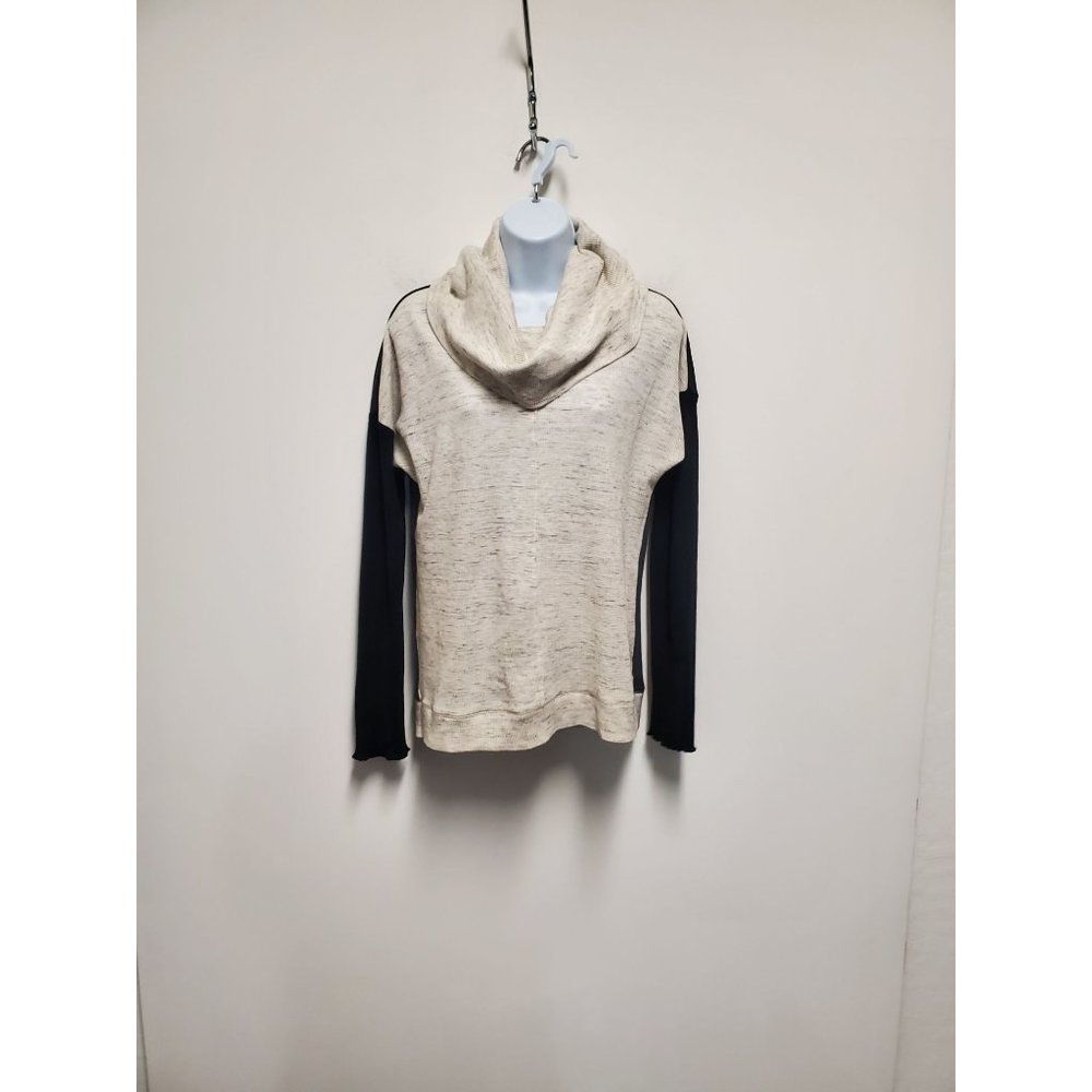 Kensie Women's  Performance Pullover Sweatshirt Two Tone Color Size: S